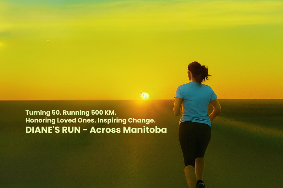 Sunrise with woman running in the background.